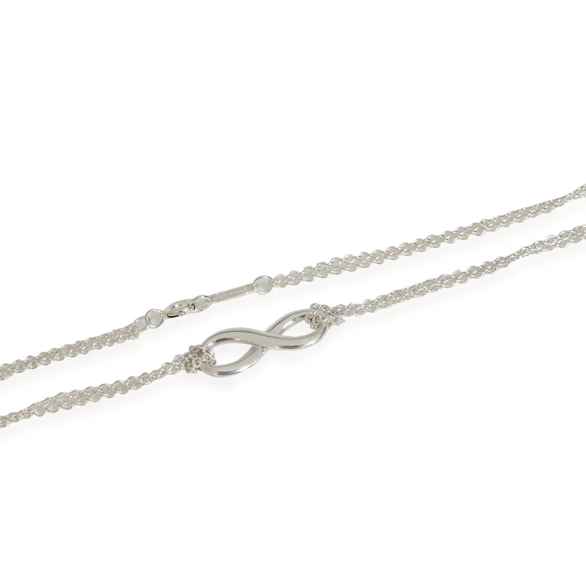 Tiffany & Co. Infinity Double Strand Necklace in  Sterling Silver