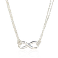 Tiffany & Co. Infinity Double Strand Necklace in  Sterling Silver