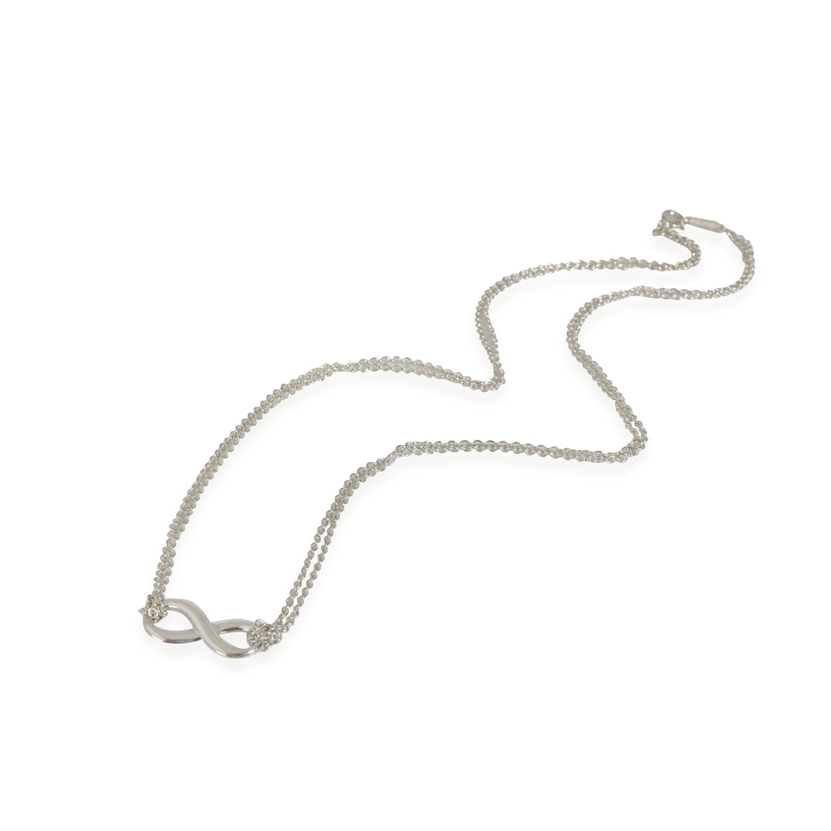 Tiffany & Co. Infinity Double Strand Necklace in  Sterling Silver