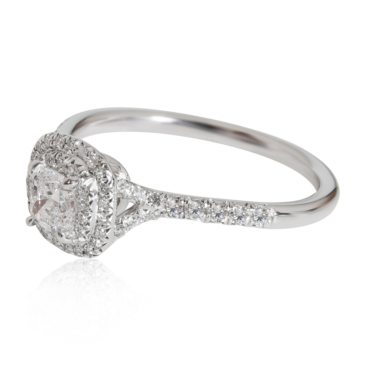Tiffany & Co. Soleste Diamond Engagement Ring in Platinum F VS1 0.80 ctw