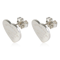 Tiffany & Co. Return To Tiffany Heart  Earrings in  Sterling Silver