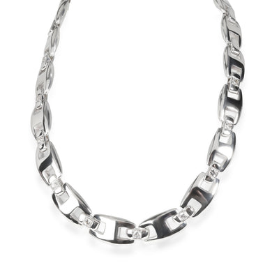 Hermès Cassiopee Sapphire Necklace in  Sterling Silver