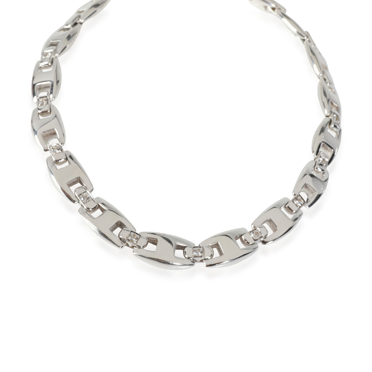 Hermès Cassiopee Sapphire Necklace in  Sterling Silver