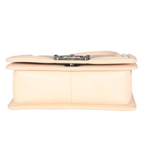 Chanel Beige Calfskin & Lizard Small Boy Bag