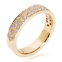 Nora Kogan Claro Diamond Band in 18K  Yellow Gold 0.6 CTW