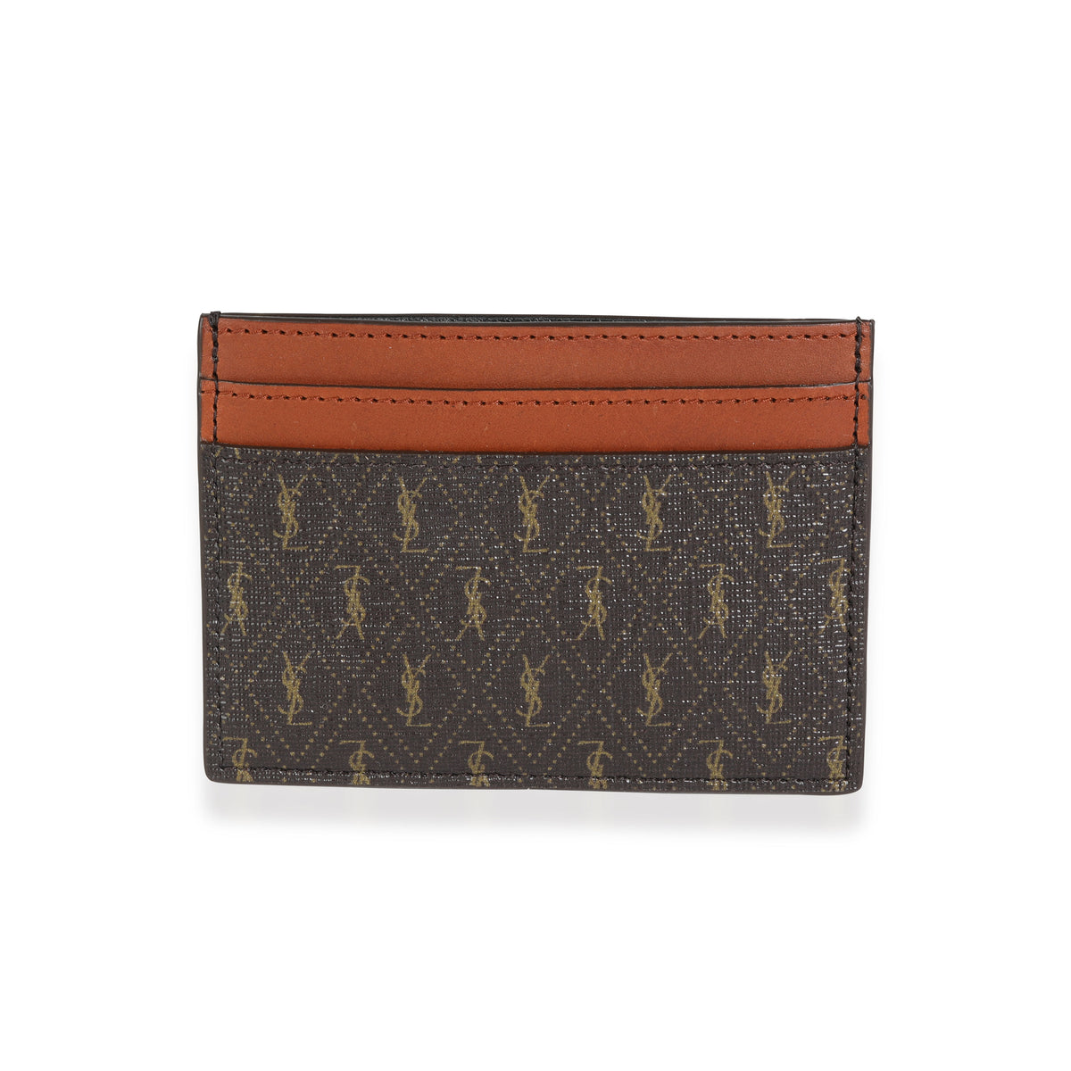 Saint Laurent Logo Print Card Case