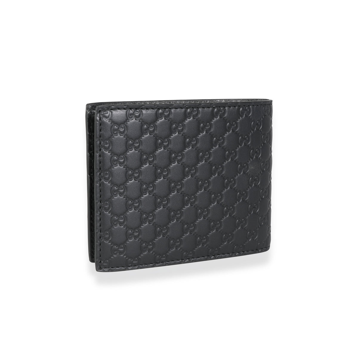 Gucci Black MicroGuccissima Leather Bi-Fold Signature Wallet | myGemma ...