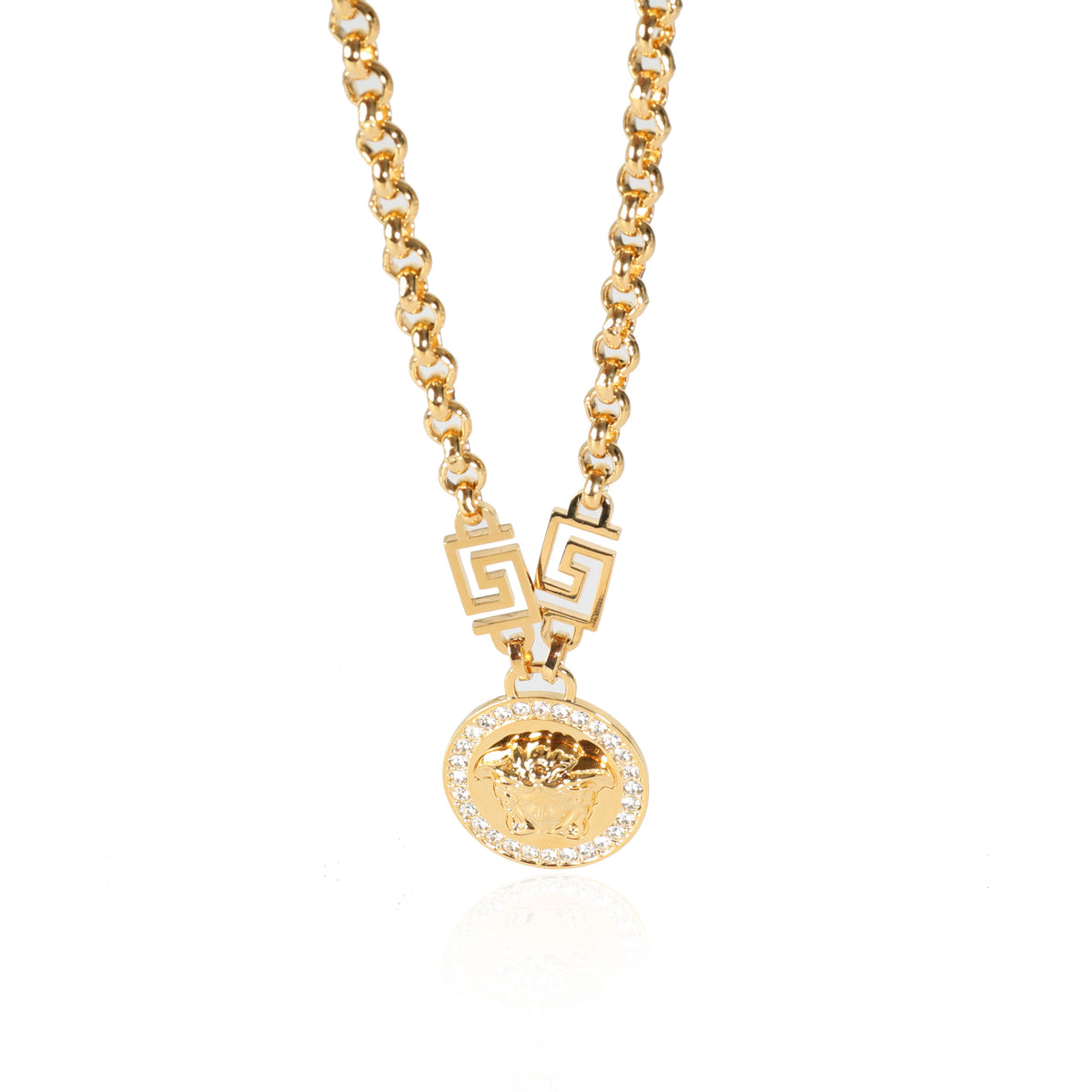 Versace icon medusa deals necklace