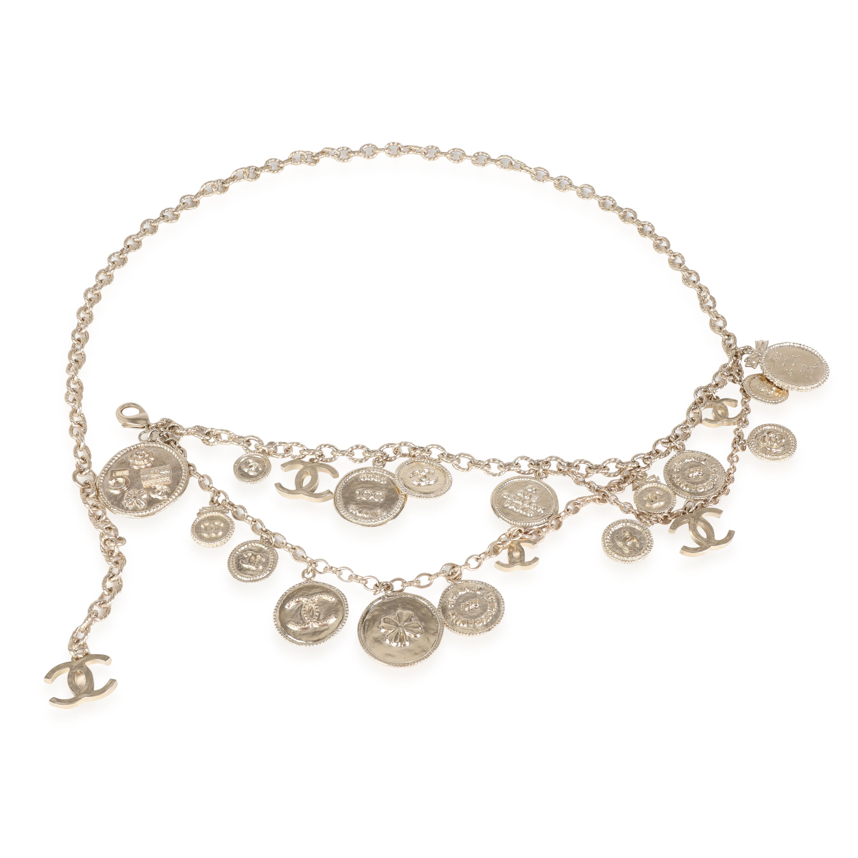 Chanel silver coin belt CHANEL Paris 1980 main image 2