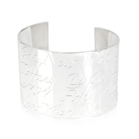 Tiffany & Co. Notes Cuff in  Sterling Silver