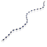 Tiffany & Co. Elsa Peretti Sapphire Color by the Yard Bracelet in Platinum