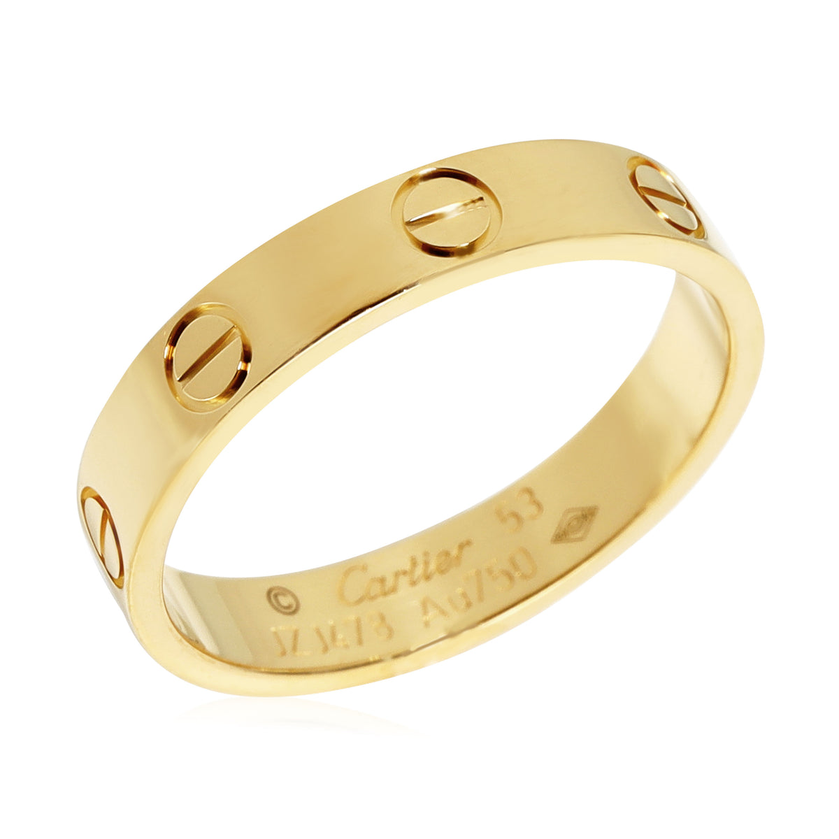 Cartier LOVE Wedding Band in 18K Yellow Gold