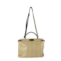 Fendi Beige Watersnake Large Peekaboo Bag