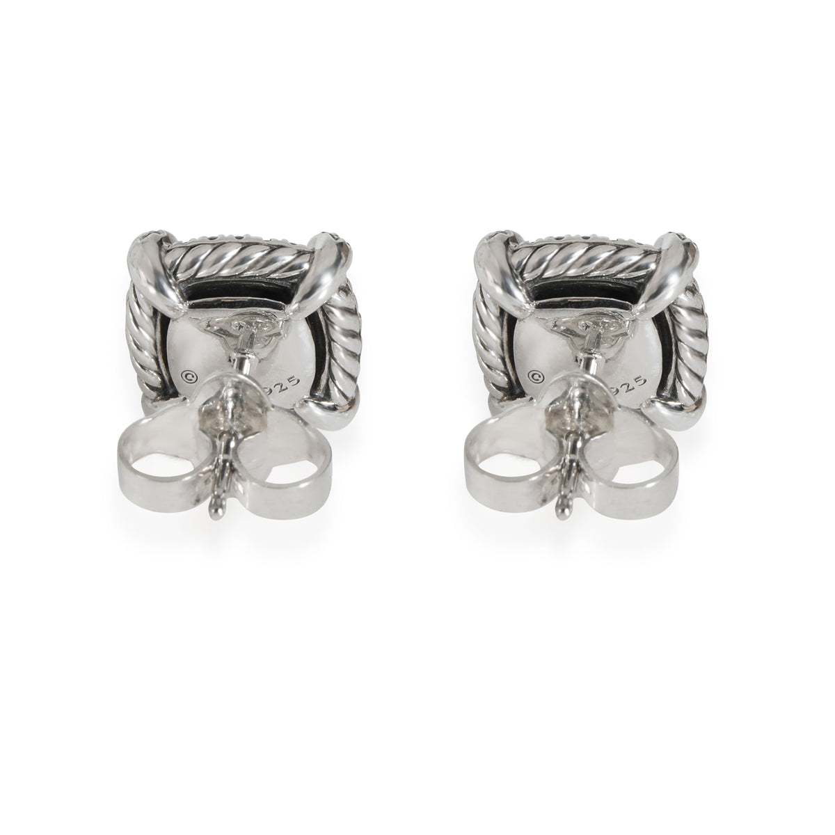 David yurman black hot sale orchid earrings