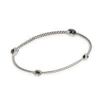 David Yurman Color Classics Hematite Bangle Set in  Sterling Silver