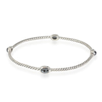 David Yurman Color Classics Hematite Bangle Set in  Sterling Silver