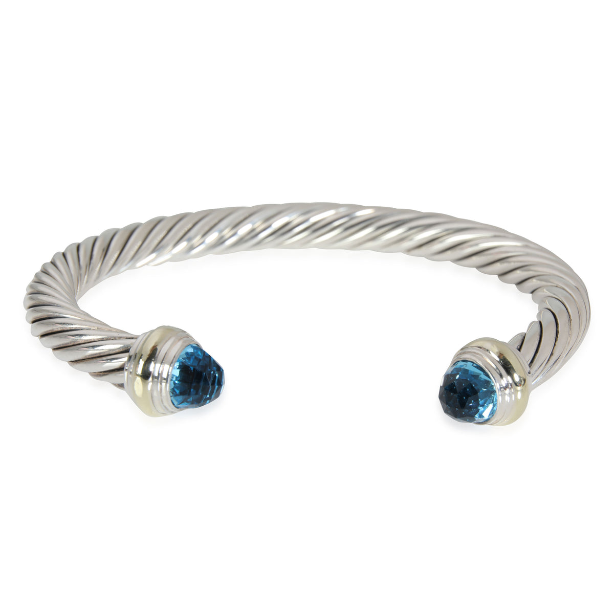 David Yurman Topaz Cuff in 14K Gold/Sterling