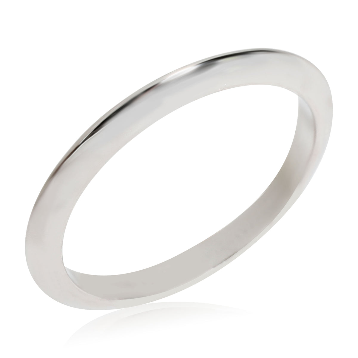 Tiffany & Co. Knife Edge 2mm Wedding Band in Platinum