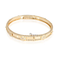 Van Cleef & Arpels Perlee Diamond Bracelet in 18k Yellow Gold 0.69 CTW