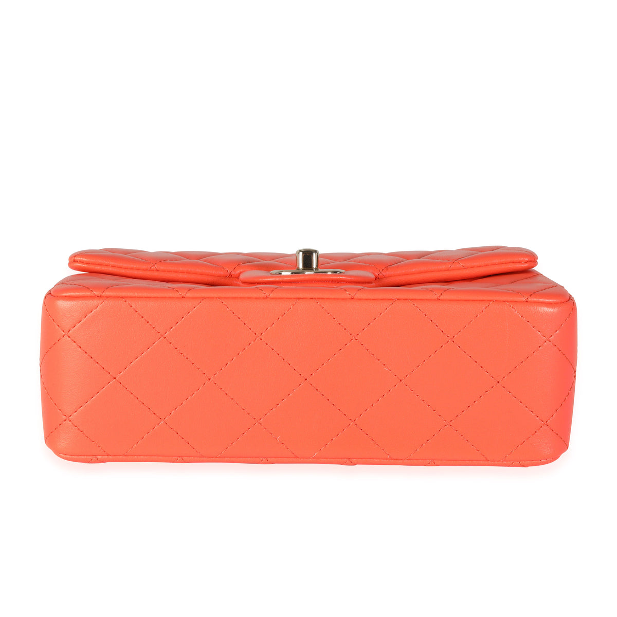Chanel Orange Quilted Patent Leather Jumbo Double Flap Bag, myGemma, JP