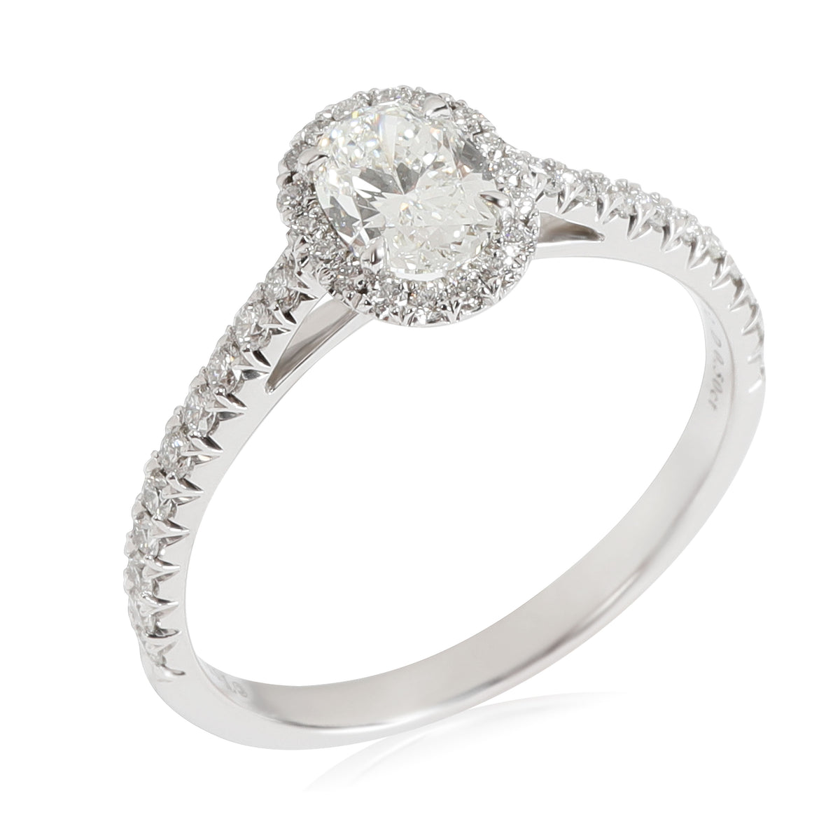 Tiffany & Co. Soleste Diamond  Engagement Ring in Platinum H VVS2 0.70