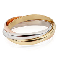 Cartier Trinity Ring in 18K 3 Tone Gold