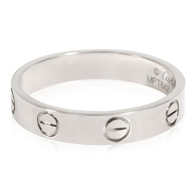 Cartier LOVE Wedding Band in 18K White Gold