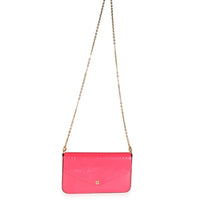 Louis Vuitton Fuchsia Monogram Vernis Félicie Pochette