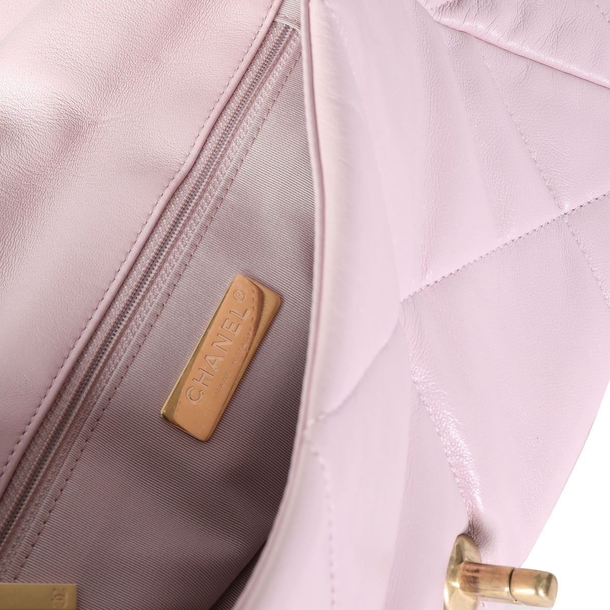 Chanel Chanel 19 Large Handbag AS1161 B05092 NB805 , Pink, One Size