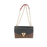 Louis Vuitton Monogram Canvas & Black Grained Leather Saint-Placide