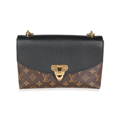 Louis Vuitton Monogram Canvas & Black Grained Leather Saint-Placide