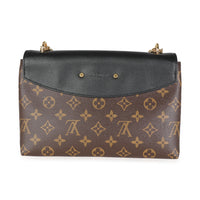 Louis Vuitton Monogram Canvas & Black Grained Leather Saint-Placide