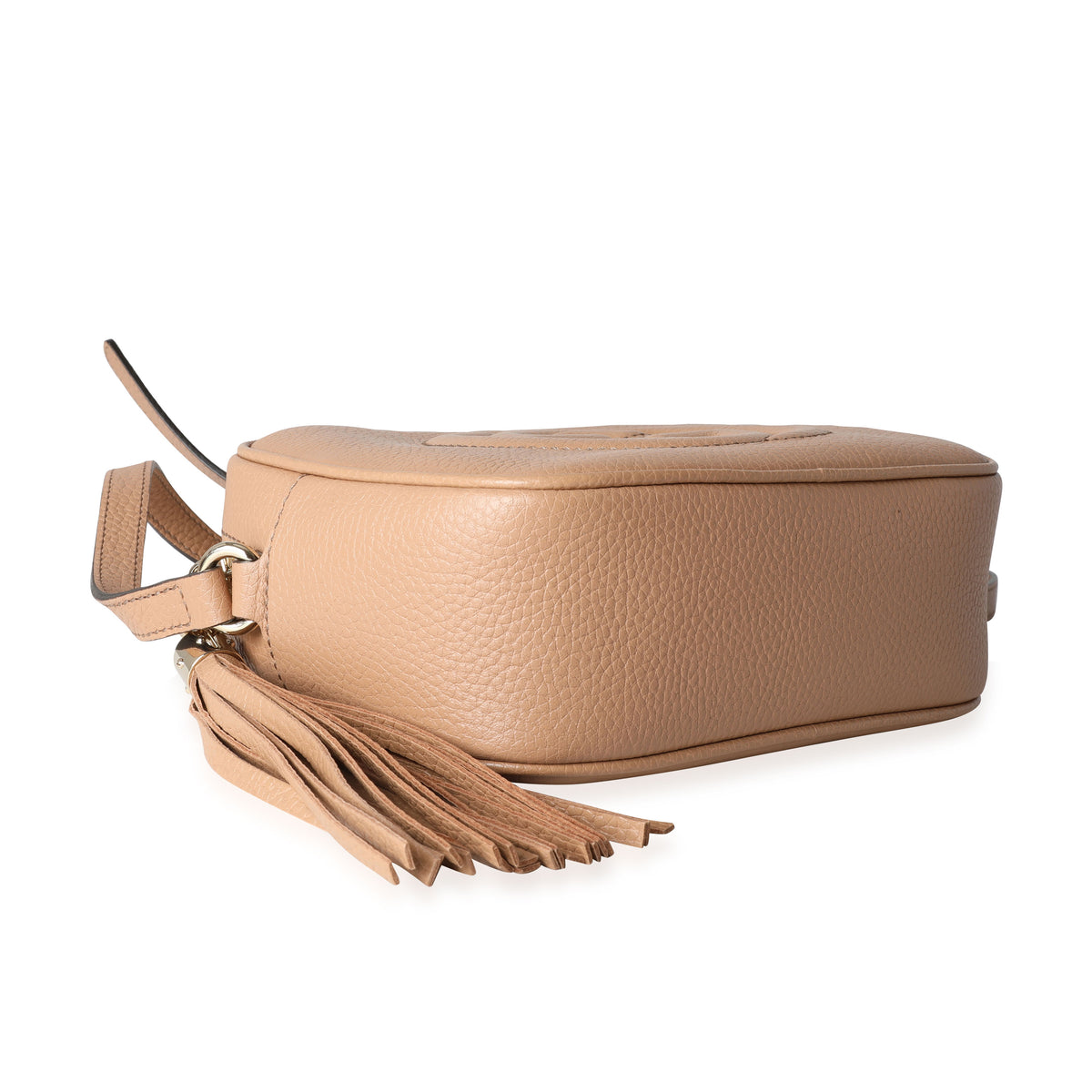 Gucci Pebbled Leather Rose Beige Soho Disco Bag myGemma Item