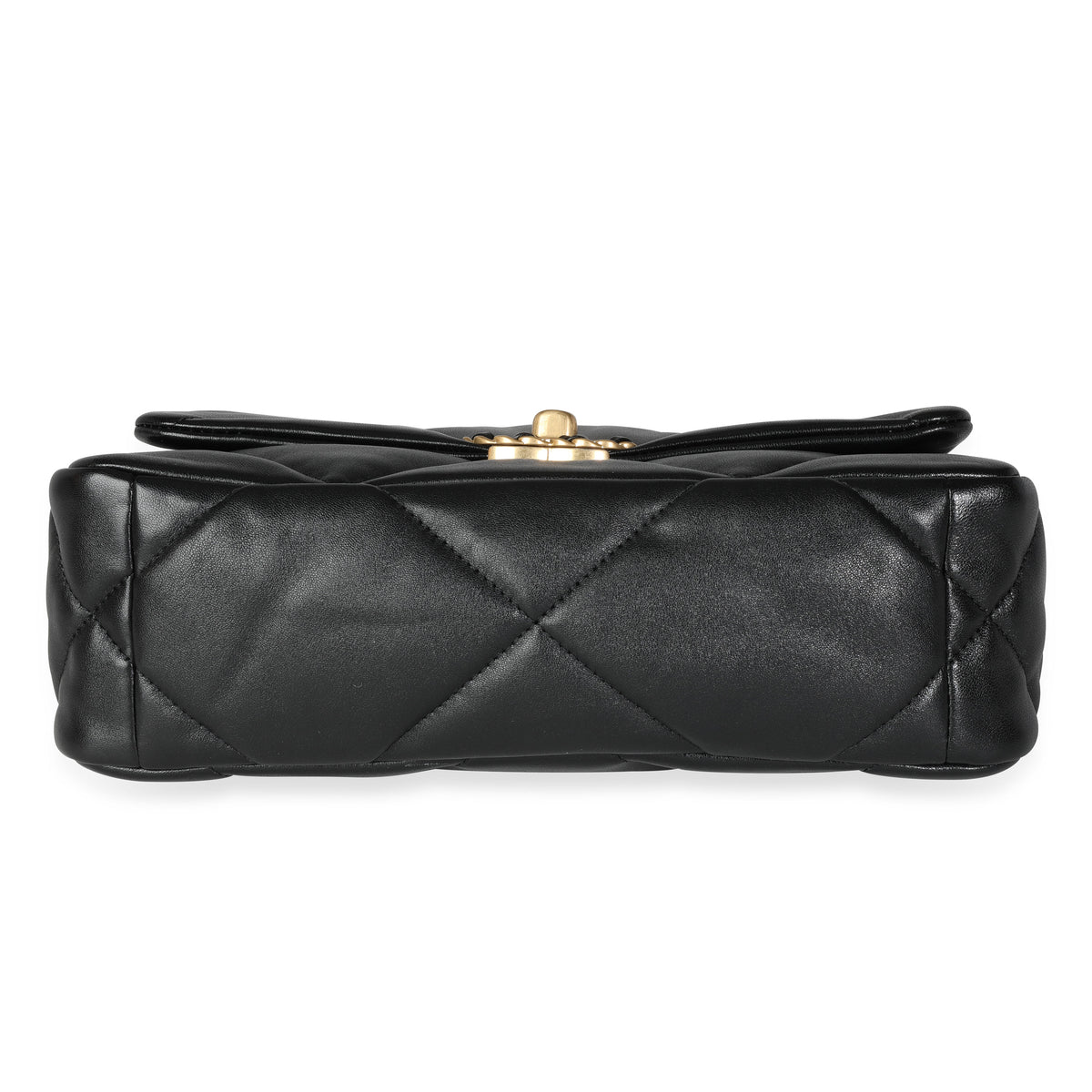 Chanel Black Quilted Lambskin Medium Chanel 19 Bag