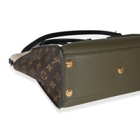 LOUIS VUITTON On My Side MM Laurier Tote bag M55302 Green Pink Brown