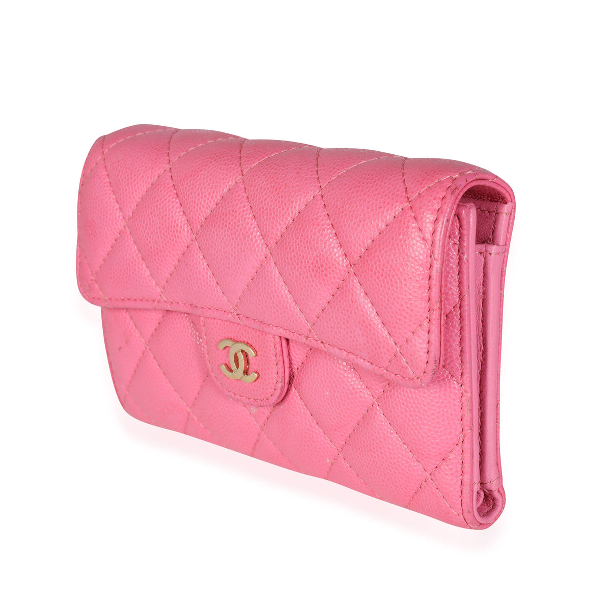 Chanel Iridescent Quilted Lambskin Like a Wallet Cube Chain Bag