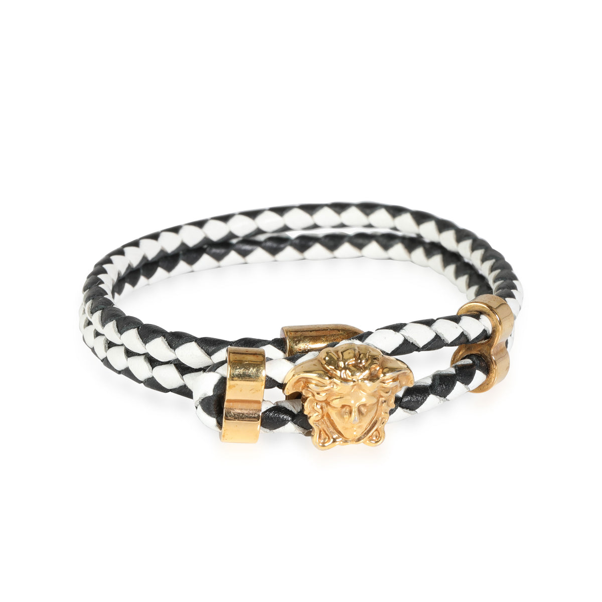 Versace Medusa Leather Bracelet