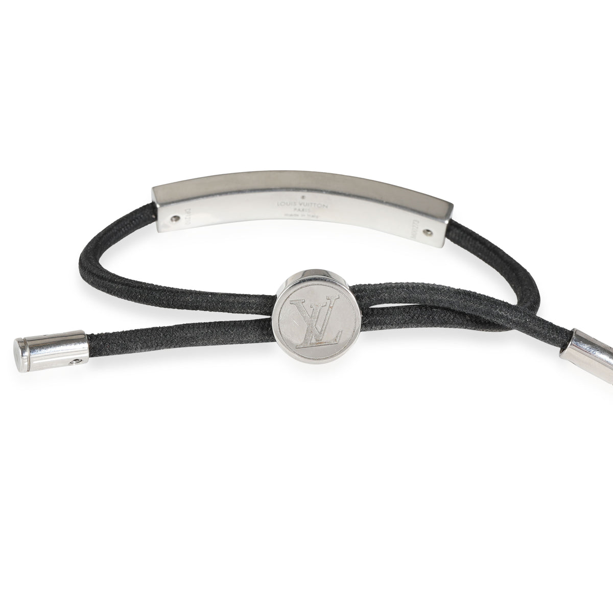 Louis Vuitton LV Space Adjustable Bracelet - Black, Stainless Steel Bangle,  Bracelets - LOU740542
