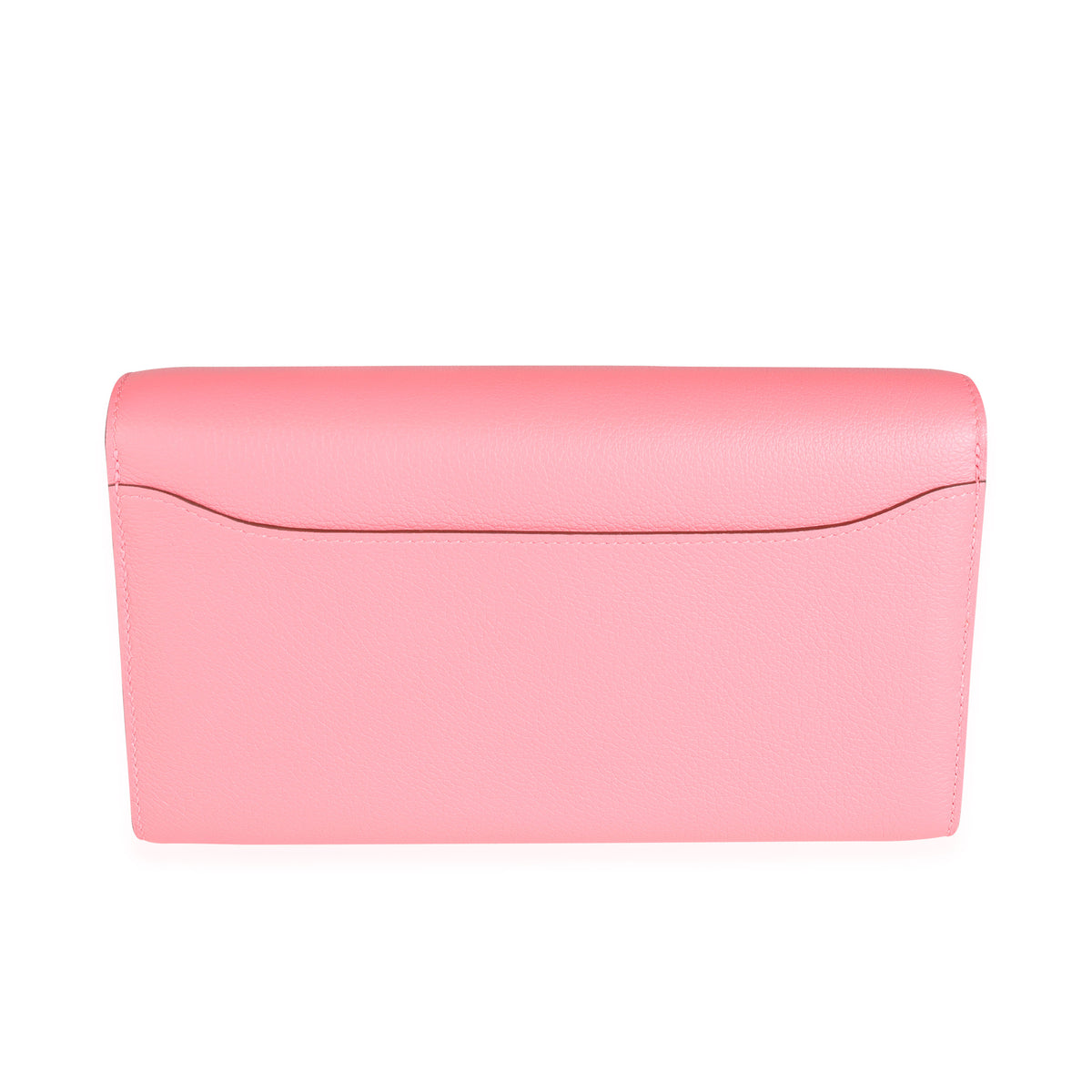 Hermès Rose Azalee Evercolor Constance To Go Wallet PHW