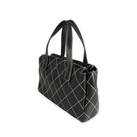 Chanel Black Calfskin Wild Stitch Tote