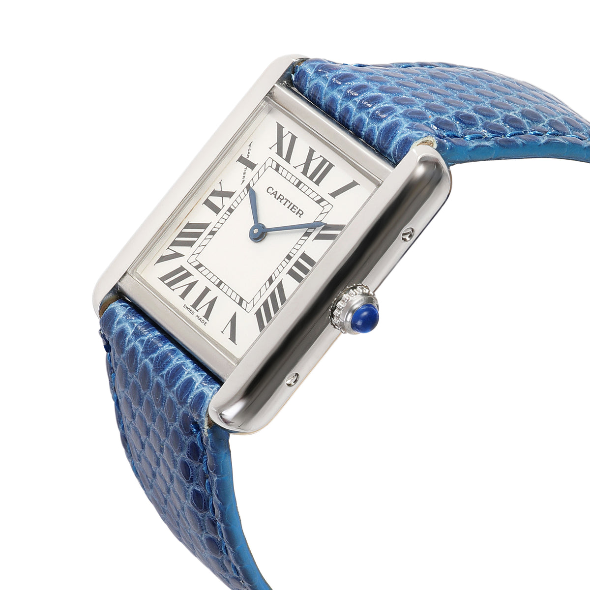 Cartier Tank Solo W520005 Womens Watch in  Stainless Steel