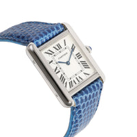 Cartier Tank Solo W520005 Womens Watch in  Stainless Steel