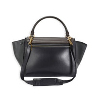 Celine Gray & Navy Smooth Calfskin Medium Trapeze