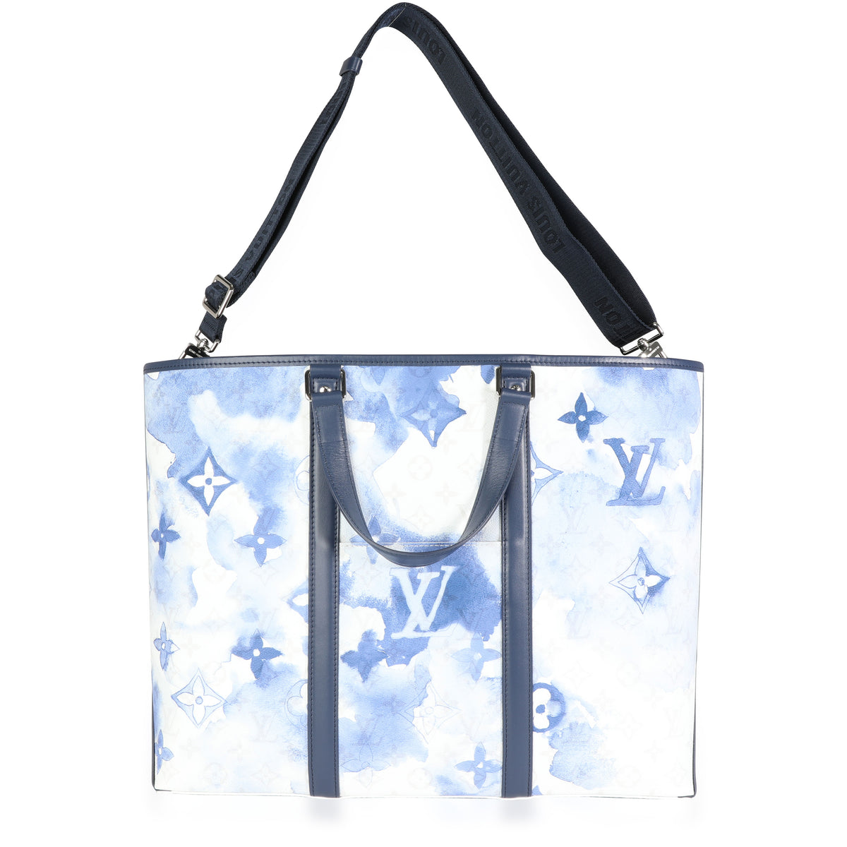  Louis Vuitton, Pre-Loved Blue Watercolor Monogram Canvas  Discovery Backpack, Blue : Luxury Stores