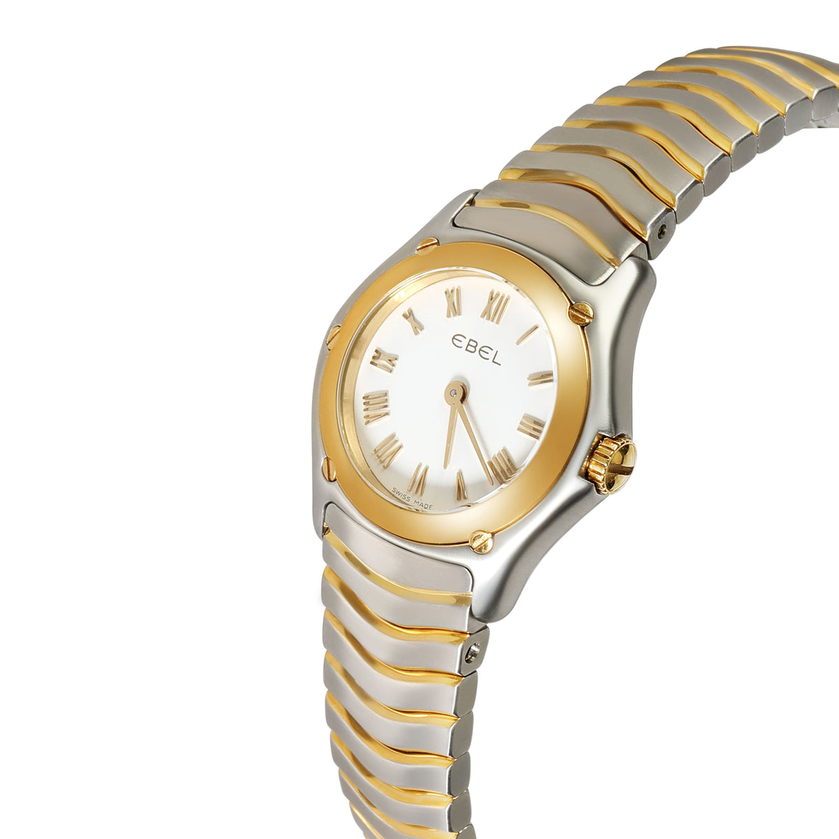 Ebel Classic Wave 1157F11 Womens Watch in 18kt Stainless Steel/Yellow Gold