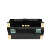 Dolce & Gabbana Hand Painted Wooden TV Box Bag with Snakeskin Strap, myGemma, JP