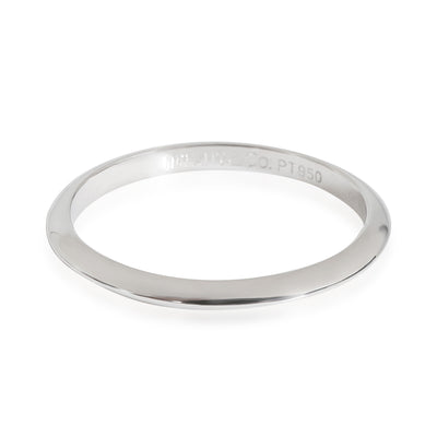 Tiffany & Co. Knife Edge Wedding Band in Platinum