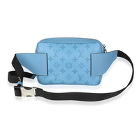 Louis Vuitton Taigarama Denim Blue Monogram Canvas & Taiga Outdoor Bumbag