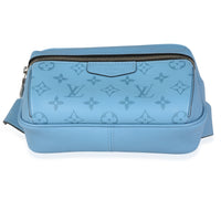 Louis Vuitton Taigarama Denim Blue Monogram Canvas & Taiga Outdoor Bumbag