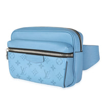 Louis Vuitton Taigarama Denim Blue Monogram Canvas & Taiga Outdoor Bumbag